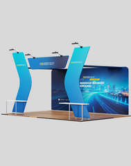 10x20 Modular Trade Show Booth - Pro 17