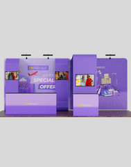 10x20 Modular Trade Show Booth - Pro 5