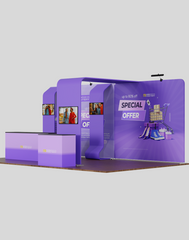 10x20 Modular Trade Show Booth - Pro 5