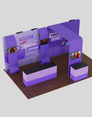 10x20 Modular Trade Show Booth - Pro 5