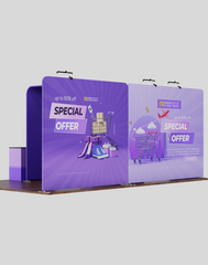 10x20 Modular Trade Show Booth - Pro 5