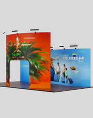 Portable Exhibit Display 10ft x 20ft - Model 6