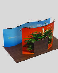 Portable Exhibit Display 10ft x 20ft - Model 6