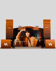 10x20 Modular Trade Show Booth - Pro 7