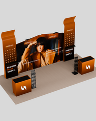 10x20 Modular Trade Show Booth - Pro 7