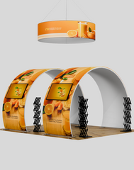 Portable Exhibit Display 10ft x 20ft - Model 9