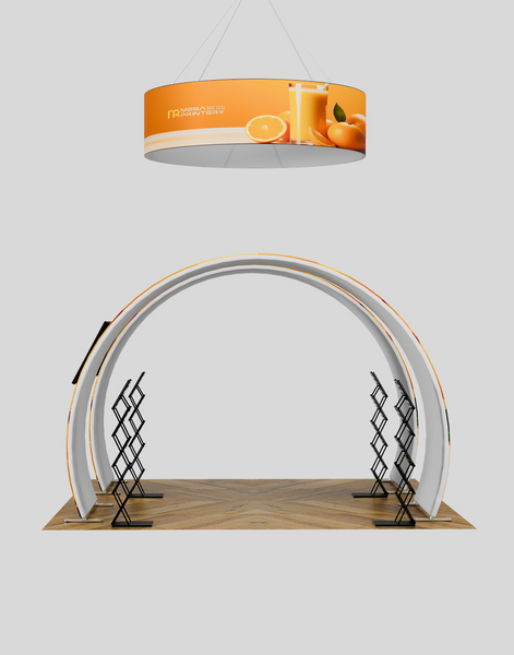 Portable Exhibit Display 10ft x 20ft - Model 9