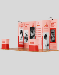 10x20 Modular Trade Show Booth - Pro 17