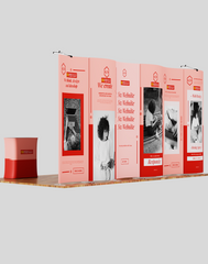 10x20 Modular Trade Show Booth - Pro 17