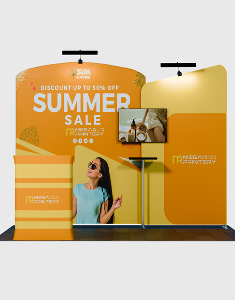 Portable Exhibit Display 10ft x 10ft - Model 5