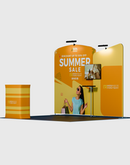 10x10 Modular Trade Show Booth - Pro 5