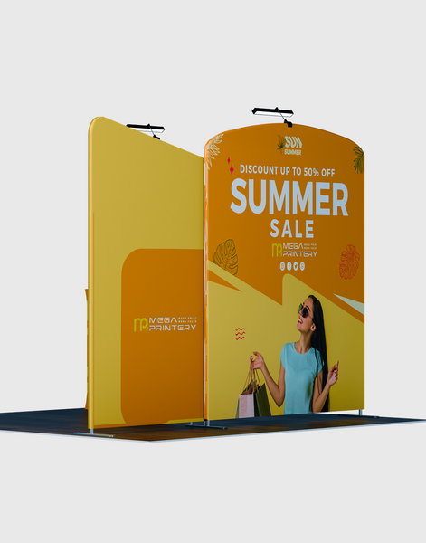 Portable Exhibit Display 10ft x 10ft - Model 5