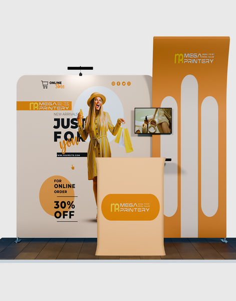 Portable Exhibit Display 10ft x 10ft - Model 6