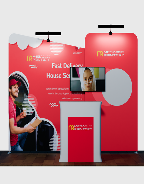 Portable Exhibit Display 10ft x 10ft - Model 7