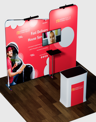 10x10 Modular Trade Show Booth - Pro 7