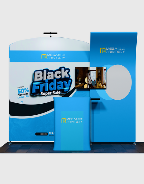 Portable Exhibit Display 10ft x 10ft - Model 8