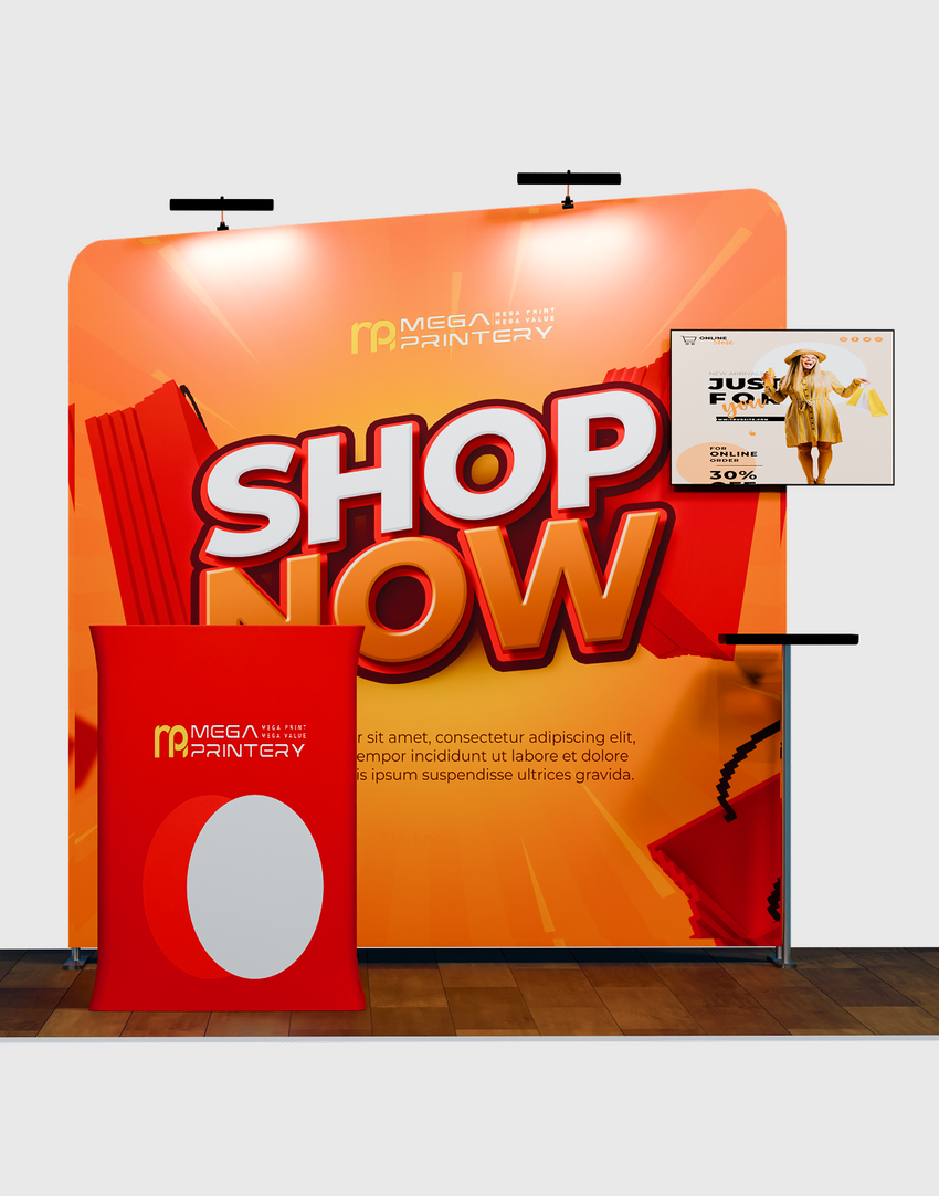 10x10 Modular Trade Show Booth - Pro 9