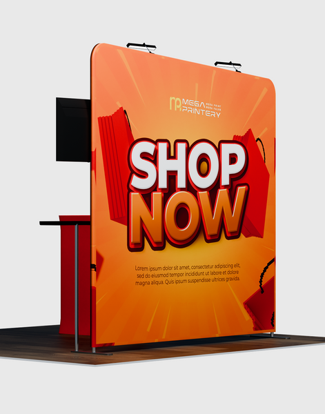 Portable Exhibit Display 10ft x 10ft - Model 9