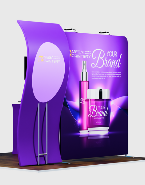 Portable Exhibit Display 10ft x 10ft - Model 10