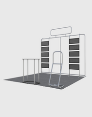Portable Exhibit Display 10ft x 10ft - Model 28
