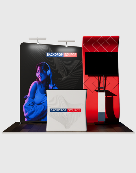 Portable Exhibit Display 10ft x 10ft - Model 12