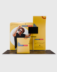 Portable Exhibit Display 10ft x 10ft - Model 6