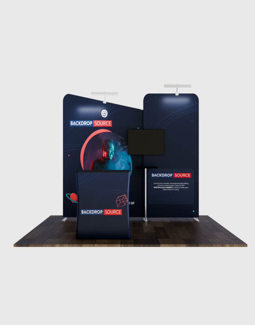 Portable Exhibit Display 10ft x 10ft - Model 7