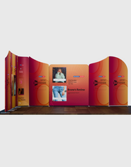 Magnetic Fabric Booth Display - Model 5 (16.4 x 16.4ft)