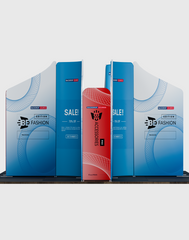 Magnetic Fabric Booth Display - Model 4 (13 x 13ft)