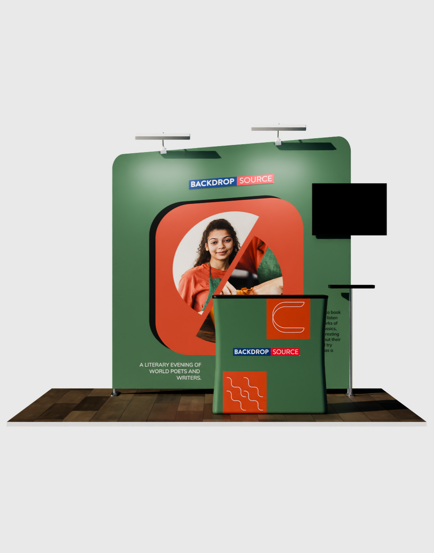Portable Exhibit Display 10ft x 10ft - Model 9