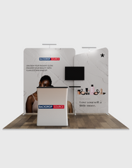 Portable Exhibit Display 10ft x 10ft - Model 3