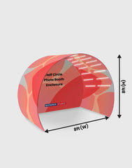 Half Circle Photo Booth Enclosure