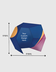 Hexagonal Vogue Booth Enclosure - Backdropsource