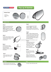 Horizontal Pop Up Banners ( Double Side Printed)