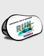 Horizontal Pop Up Banners ( Double Side Printed)