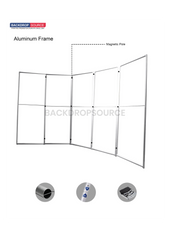 Magnetic Partition Displays - 5 Panel