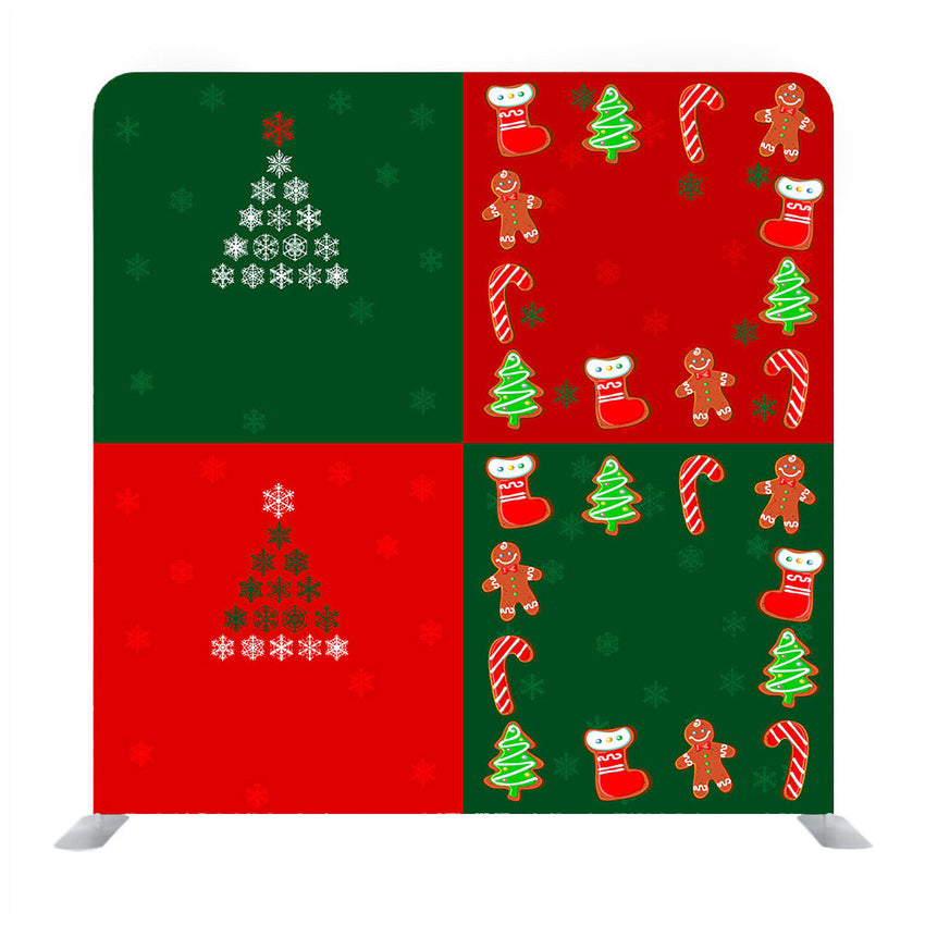 Merry Christmas Media Wall - Backdropsource