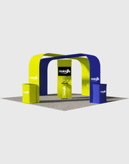 Modular Booth Kits 20ft x 20ft - Model 05 - Backdropsource