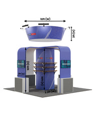 Modular Booth Kits 20ft x 20ft - Model 03