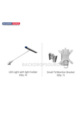 Modular L Arch TV Display Exhibition Kit for 10ft Wide Booths