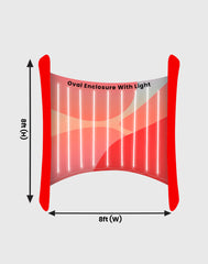 Oval Wide Doorway Enclosure