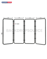 Panoramic Foldable Media Wall with Shape-Shifting Design