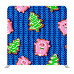 Pig Gingerbread Media Wall - Backdropsource