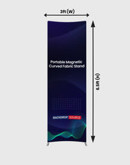 Portable Magnetic Straight Fabric Stand