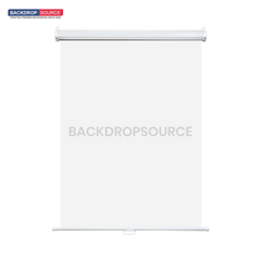 Custom Retractable Wall Hanging Backdrop with Clamps