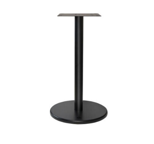 Round Cast Iron Table Base Leg (Wooden Top)