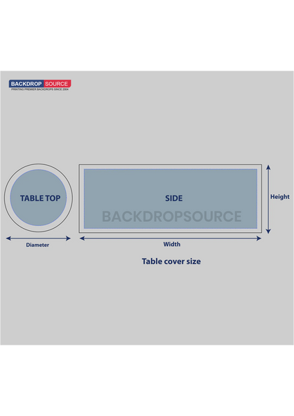 Round Fitted Table Covers