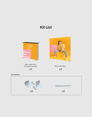 SEG Modular Lightbox Display Kit - Model 1