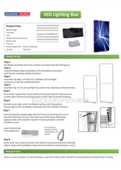 SEG Fabric LED Light Box Display - 9.8ft Wide