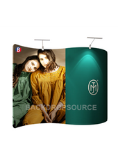 S Shape Wave Fabric Display Wall